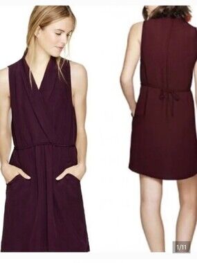Aritzia Sabine Dress - Burgandy